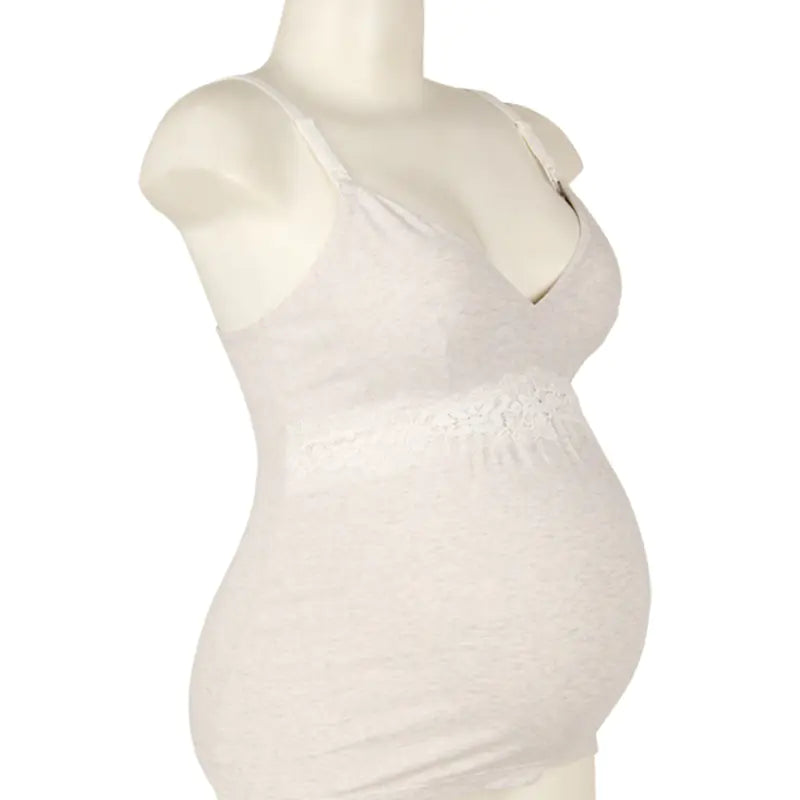 Cotton Nursing Tank Top for Postpartum Mothers