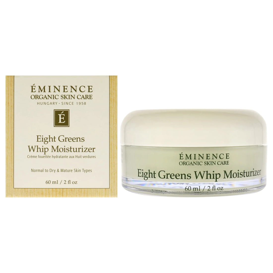 Eminence Organic Skincare Eight greens whip moisturizer 2oz 2 Ounce